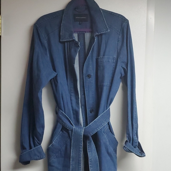 Banana Republic Denim Jacket or over shirt!! Sz XL - Picture 3 of 6